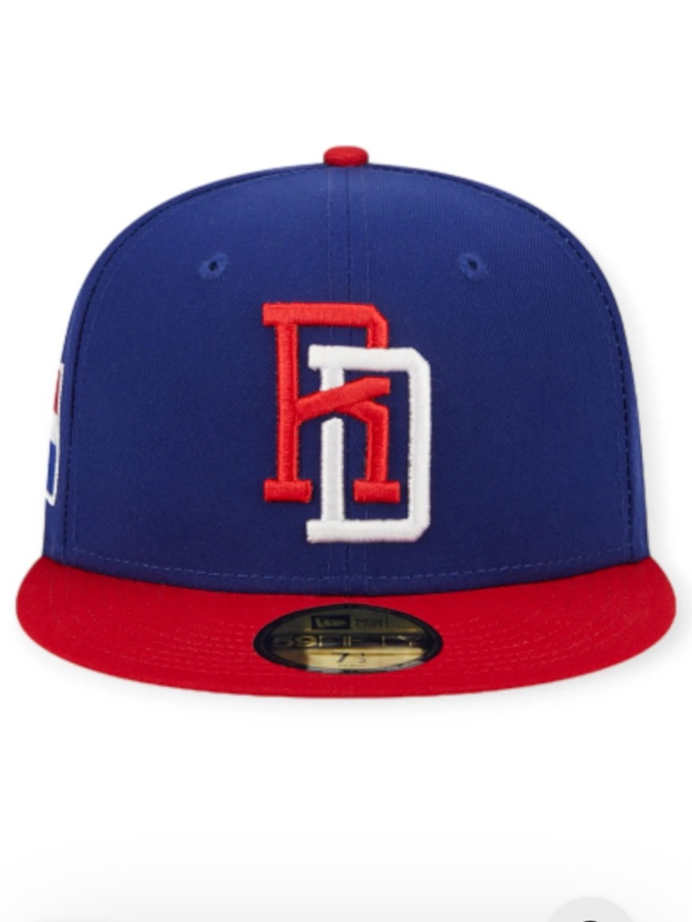 New Era Kids Royal Blue and Red Snapback Hat with White Accent